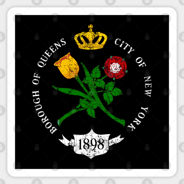 Seal of Queens New York flag symbol logo emblem decal gift Queens